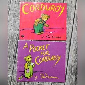 2 Corduroy the Bear Paperback Children's Books By Don Freeman Used But Good Cond